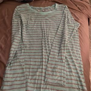 Long sleeve stripped shirt